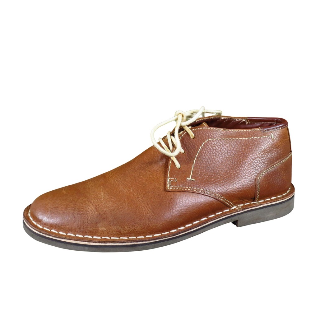 Kenneth Cole Reaction Desert Wind Mens Chukka Boot Size 10 Dress Brown Leather
